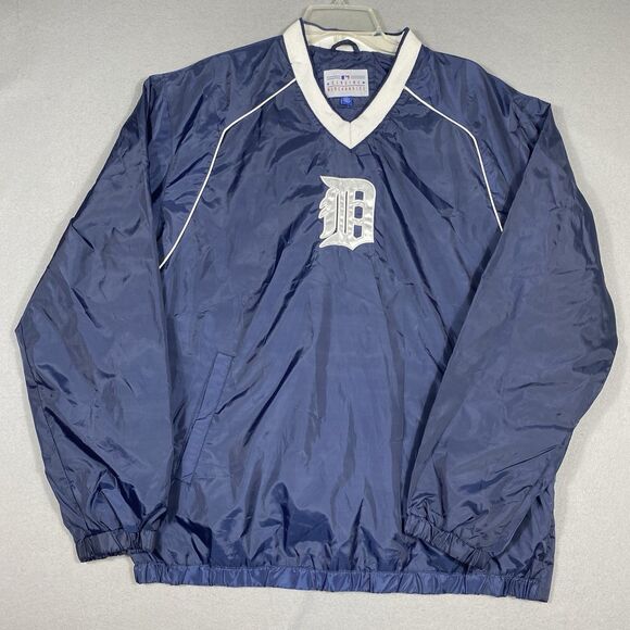 MLB Other - Detroit Tigers Large Mens Windbreaker Jacket Pullover MLB Genuine Merchandise